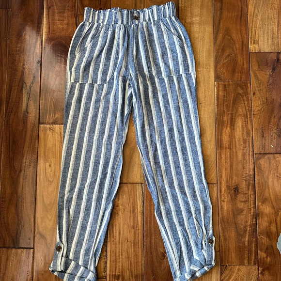 blue and while striped SO pants - Picture 4 of 4